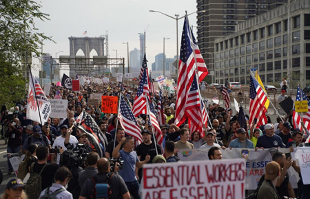 NYC vax protest